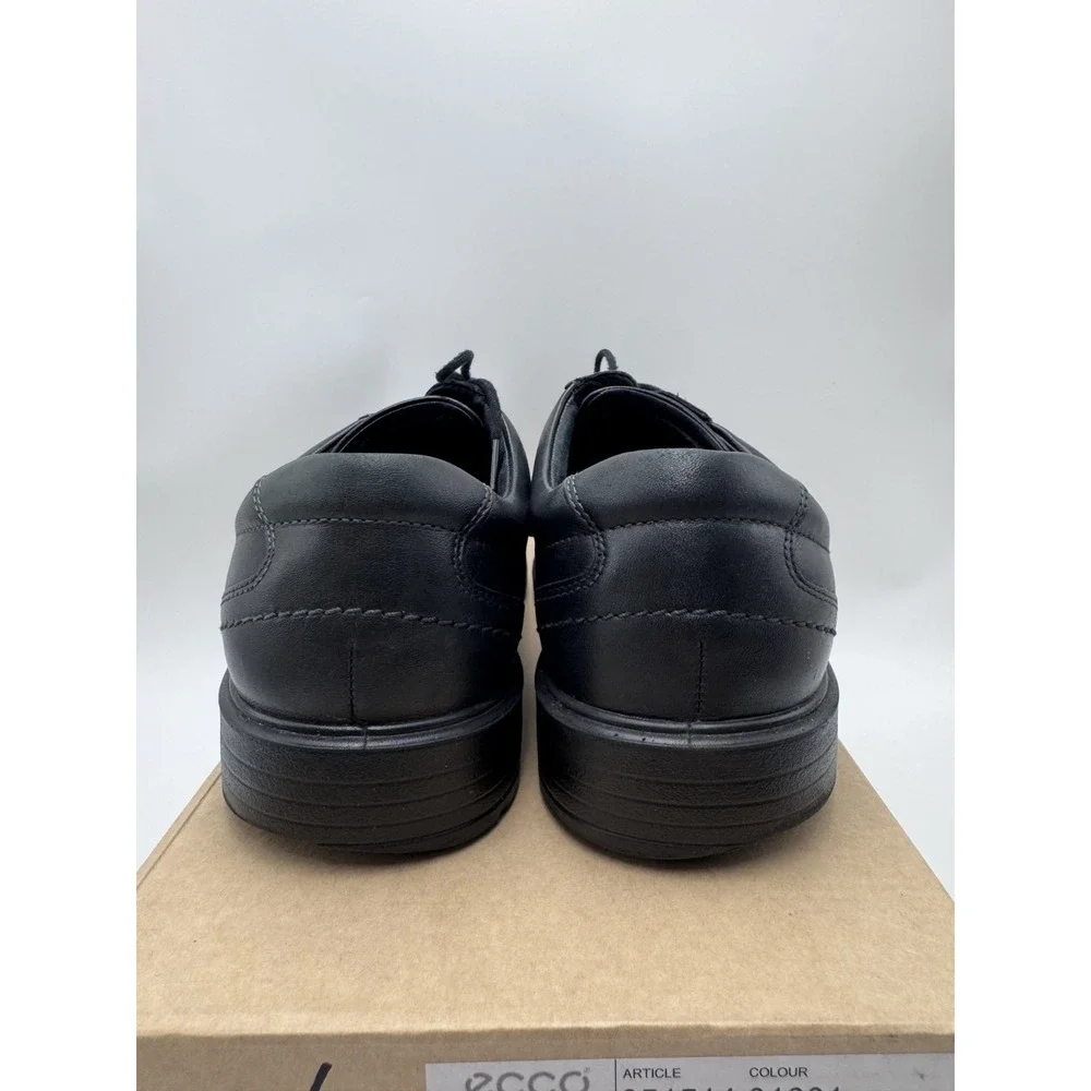 ECCO Men's New Jersey Cap Toe Tie Shoes, Black S9-91/2 S827